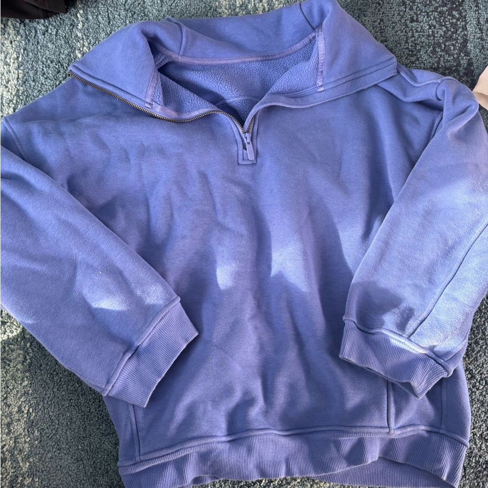 Scuba Oversized Funnel-Neck Half Zip